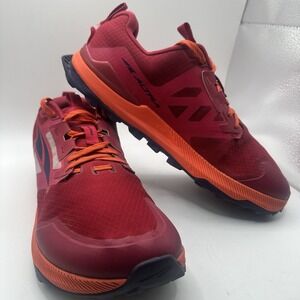 Altra Lone Peak Trail Running Shoes Women US 9 Burgundy Orange Zero Drop Outdoor